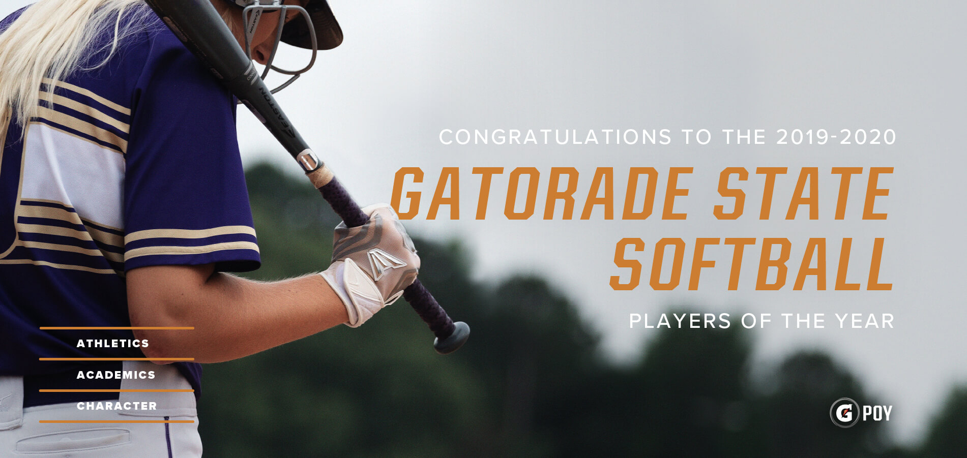 Gatorade Player of the Year Honoring Athletic Excellence, Academic