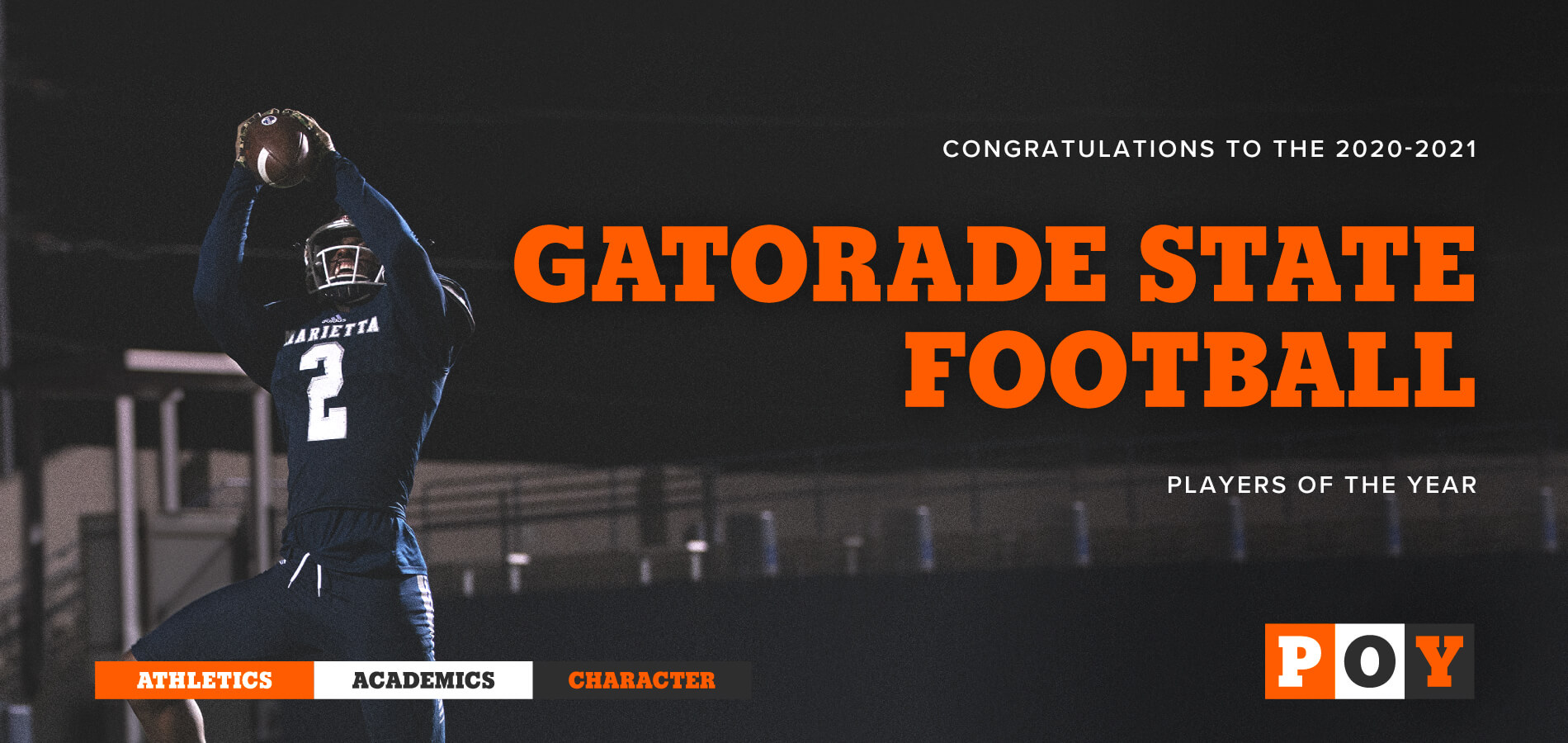 Gatorade Player of the Year Honoring Athletic Excellence, Academic