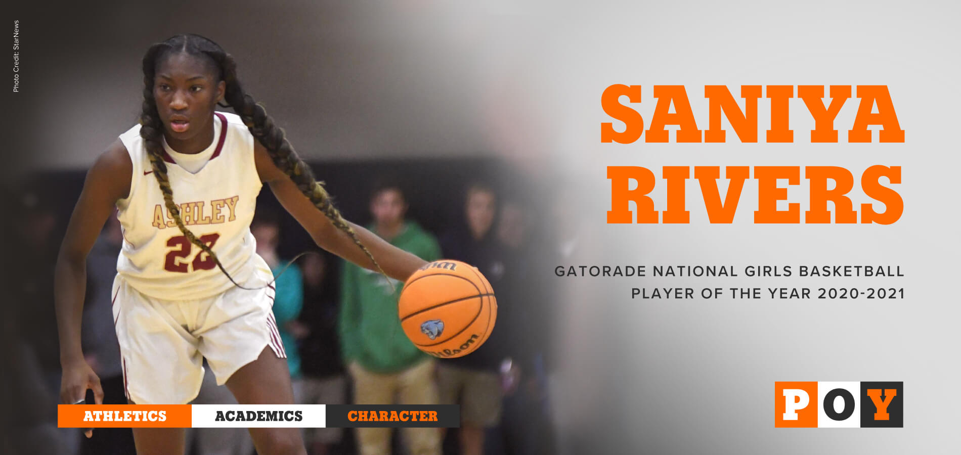 Gatorade Player of the Year Honoring Athletic Excellence, Academic Achievement and Exemplary